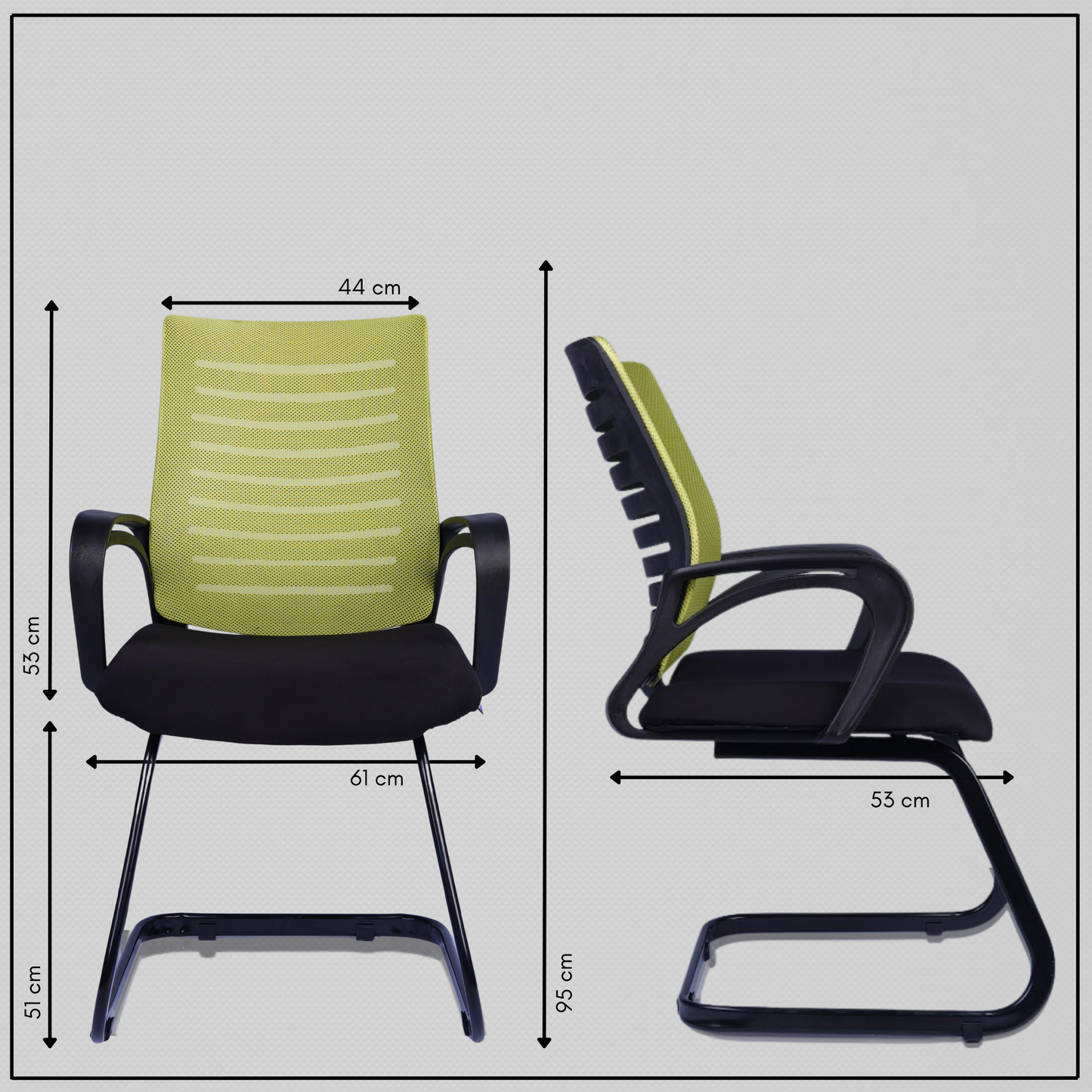 Vista Visitor Chair (Green)