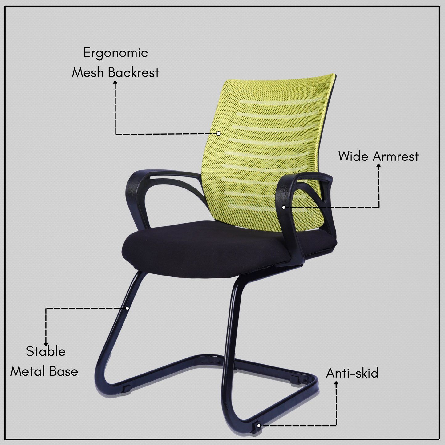Vista Visitor Chair (Green)