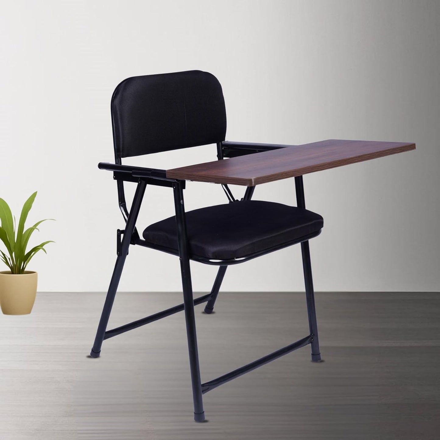 Folding Study Desk Chair with Adjustable Writing Pad