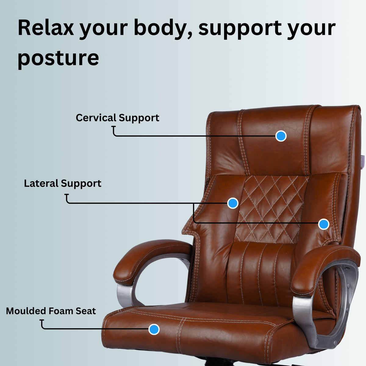 Rose Executive Chair (Tan Brown)