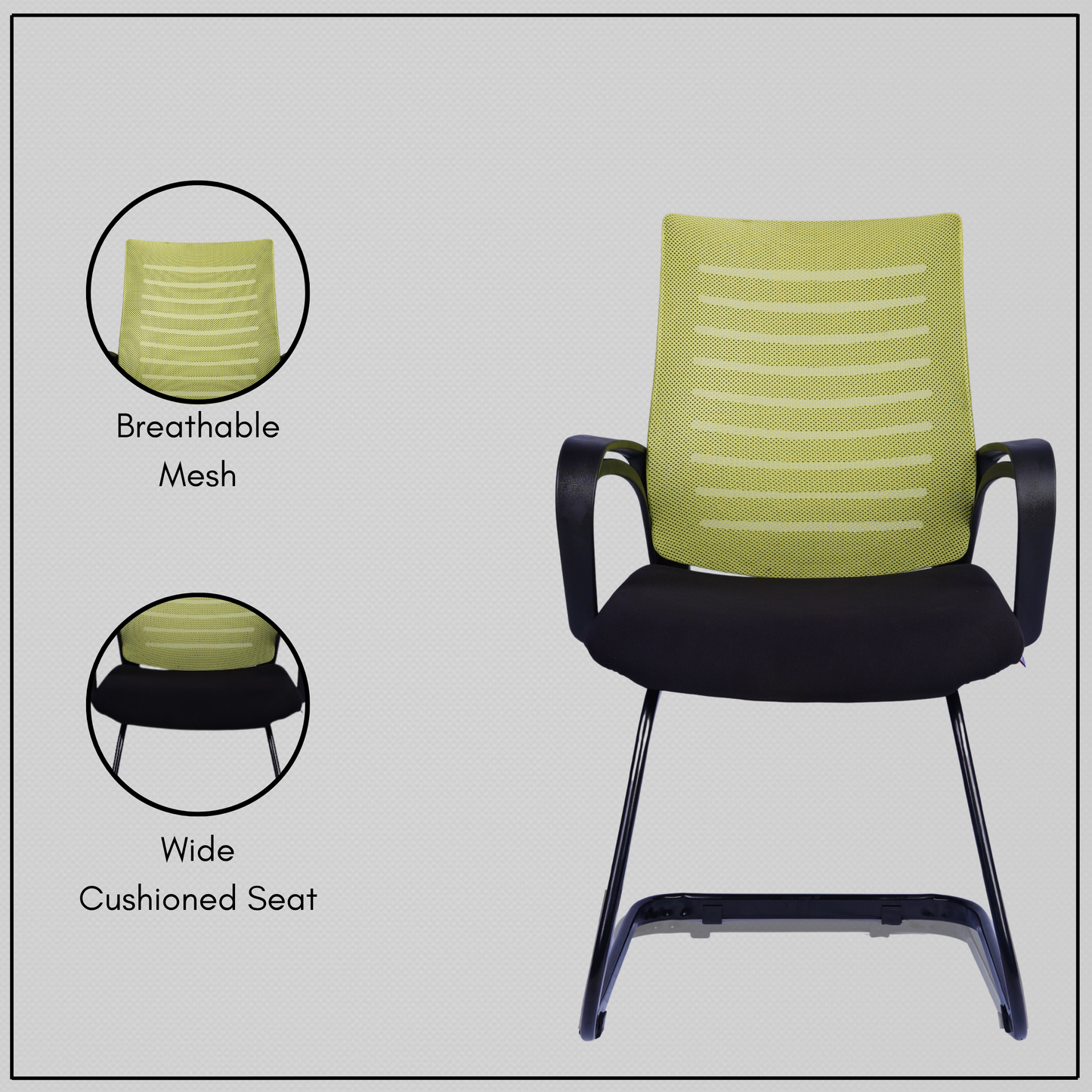 Vista Visitor Chair (Green)