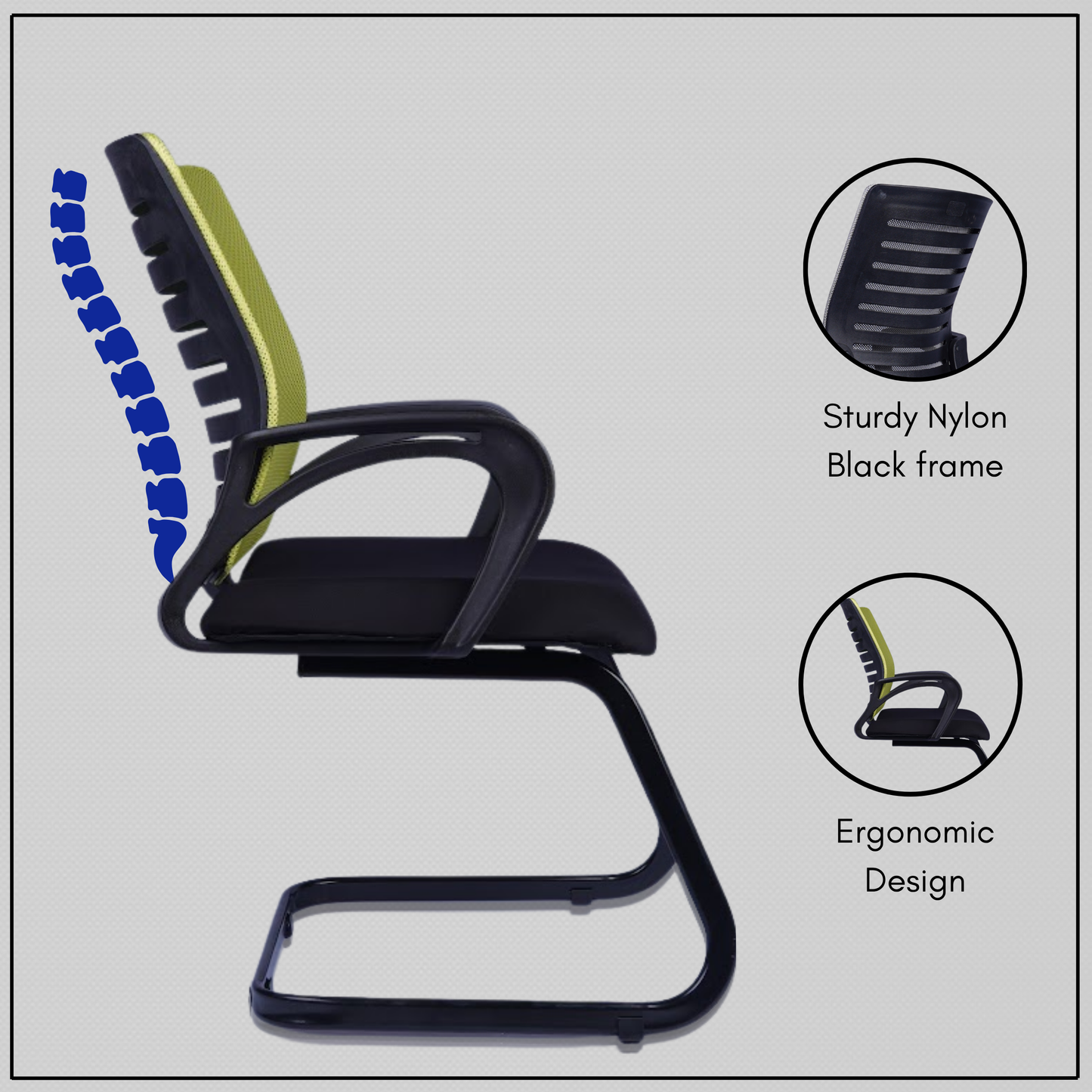 Vista Visitor Chair (Green)