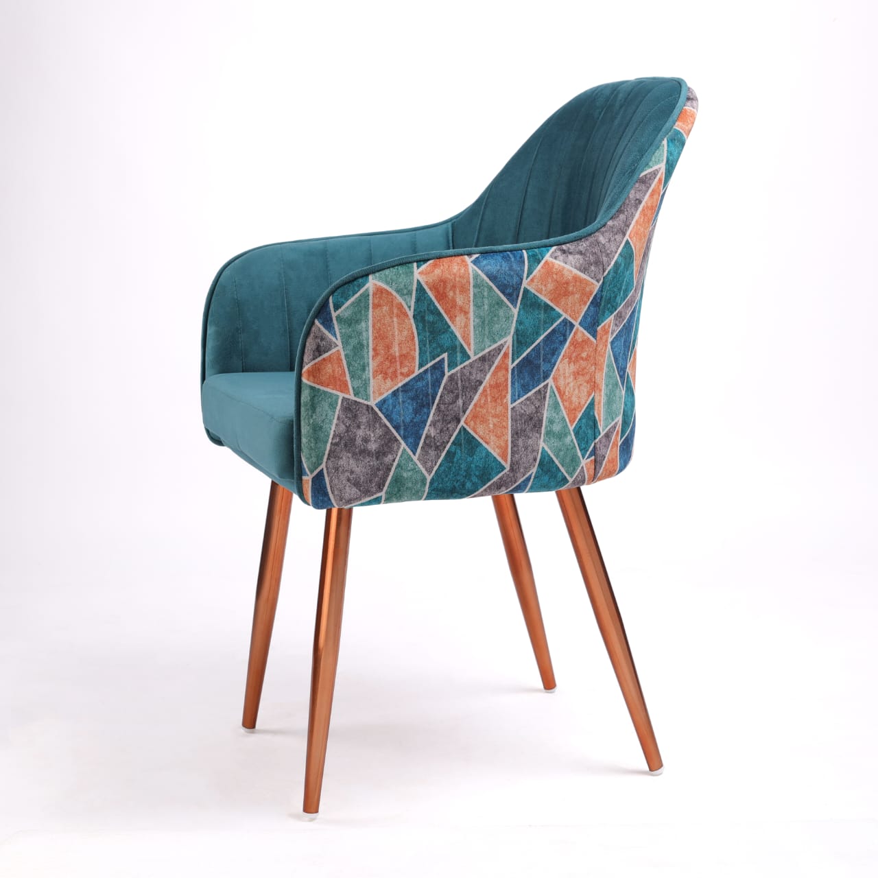 Velza Velvet Chair for Living Room & Bedroom